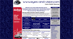 Desktop Screenshot of eyes-and-vision.com